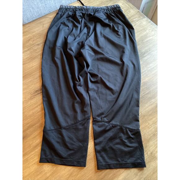 Under Armour Women XS Heat Gear Capris Jogger Loose Athletic Capris Black Gray - Picture 2 of 5